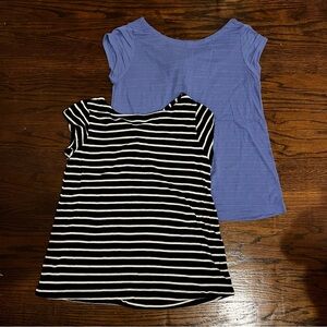 Set of 2 Loft Women’s Short Sleeved Tops Petite Size M